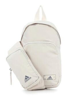 NWOT New Adidas Essentials 2 Sling Cream Beige Crossbody Unisex